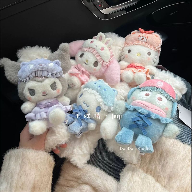 Kawaii Tech Accessories - Cartoon-Katzen-Autosicherheitsgurt-Schulterabdeckung, Hasen-Hunde-Puppe, Cartoon-Auto-Innenausstattung, Sicherheitsgurt-Schutzabdeckung, Geschenk für